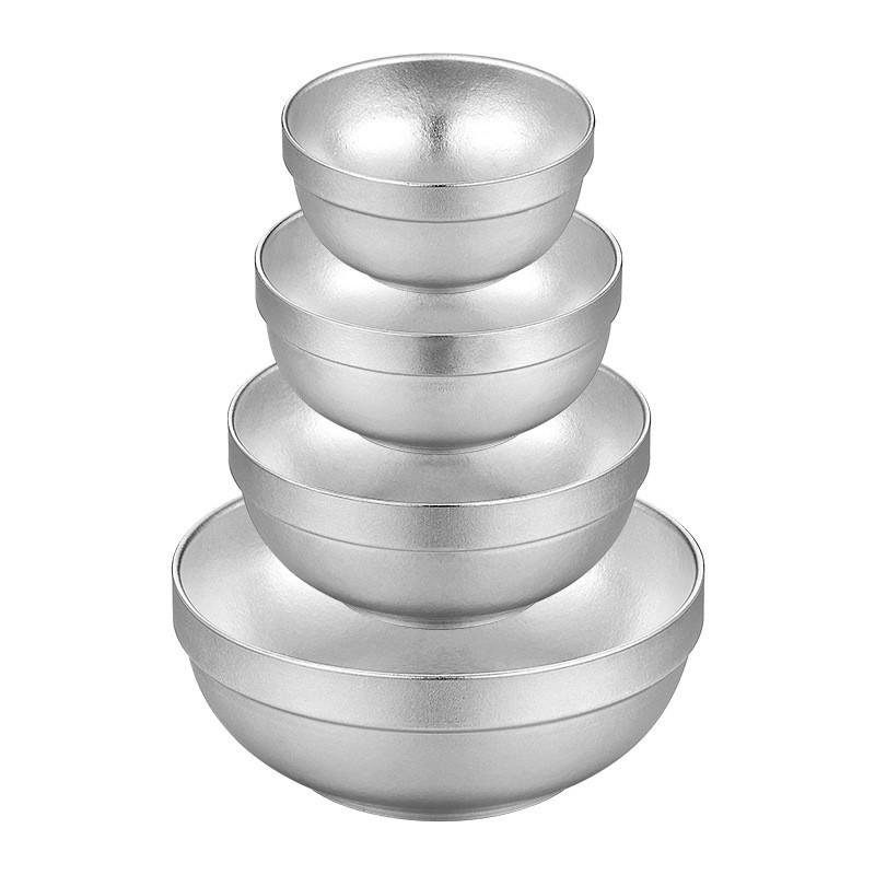 Pure Titanium Bowl Outdoor Camping Hiking Portable Heat Resistant Antibacterial Dinnerware 12-20cm Size