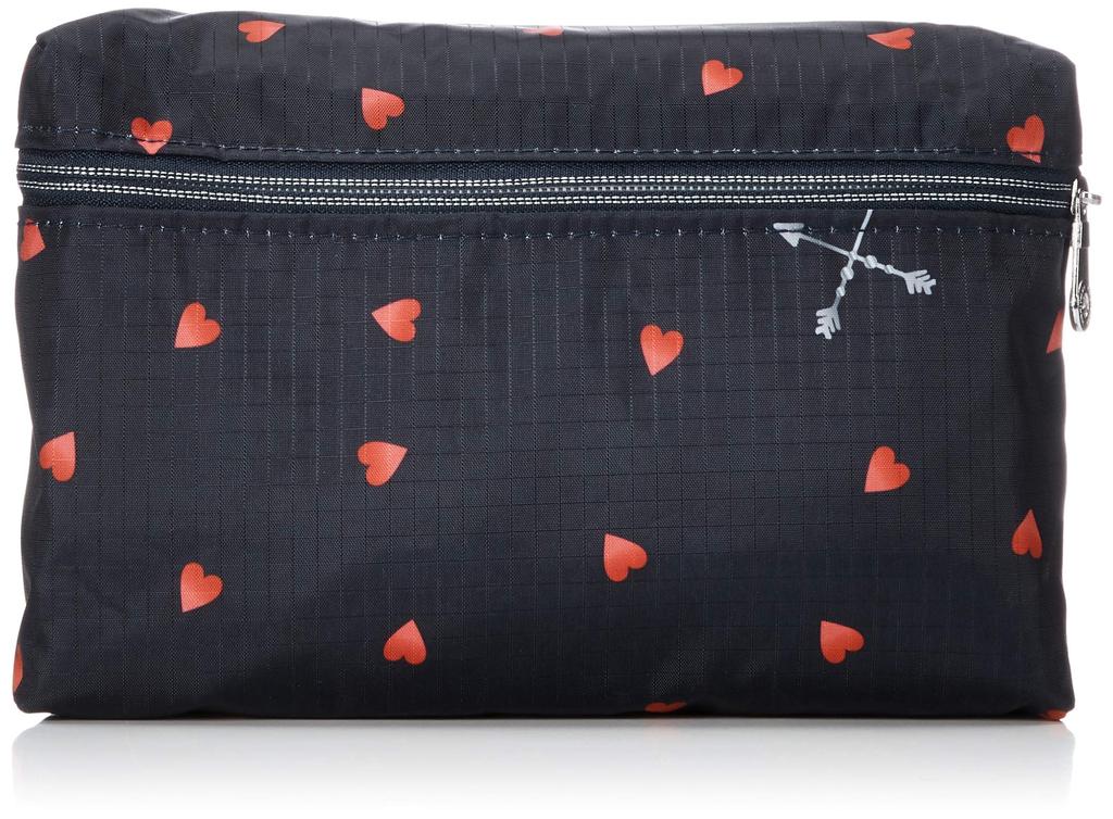 Рюкзак с богатым узором HAP0112 399 Heart Navy [Hapitas], можно брать с собой в ручную кладь,