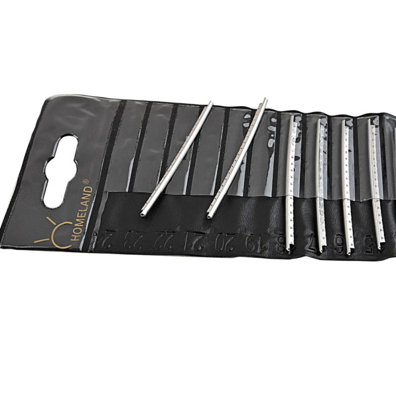 20 szt. 2,2 mm Stal Nierdzewna Progi Gitarowe Części Zamienne Okrągły Zestaw Drutu Progów Gitarowych Muzyczny