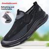 Summer Sandals for Men Mesh Old Beijing Cloth Shoes Breathable and Lightweight Soft-soled Shoes