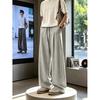 Old Money Wind Vertical Striped Vertical Pants Men's Pleated Design Trend New Casual Versatile Loose Trousers