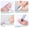 Durable Stainless Steel Nail Clippers Double Spring Professional Dead Skin Remover Cuticle Nipper for Nail Care Manicure Kits