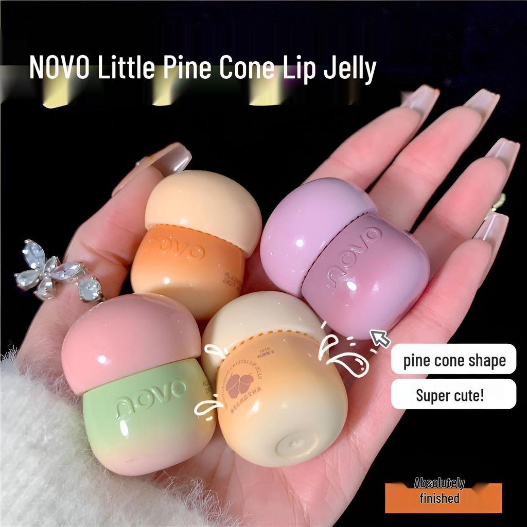 New Hydrating Non-Sticky Lip Jelly: Lightweight Moisturizing Gloss for a Natural, Radiant Look