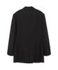 West Grand Boulevard Libre Oversized Wool Blended Double Blazer Black
