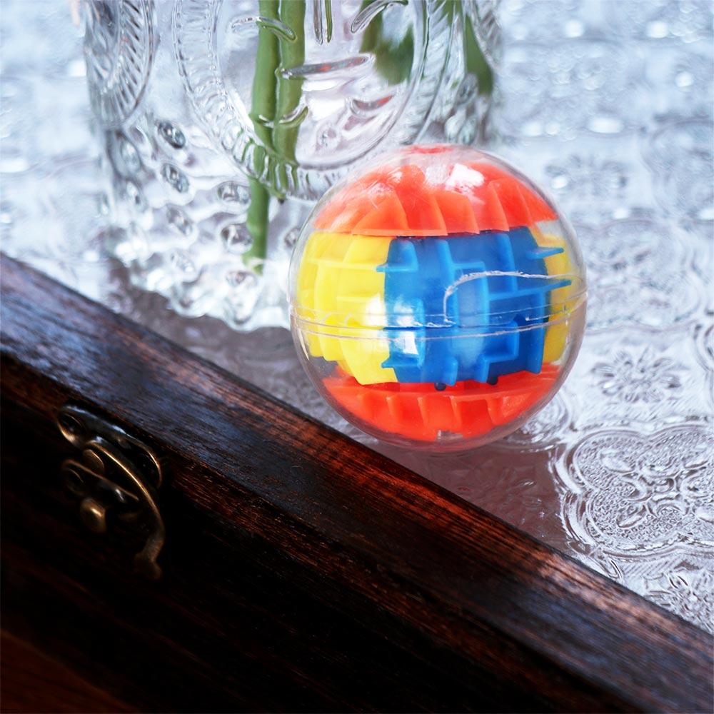 Round Speed Cube Labyrinth Rolling Ball Toys Mini Speed Rolling Ball Game Maze Toy  Learning Toy
