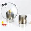 Silbernes Metall Küchengerät Edelstahl Topfdeckel und Löffelhalter 2-in-1 Vertikaler Utensilienplatzsparender Werkzeug Organizer Halter Platzsparend