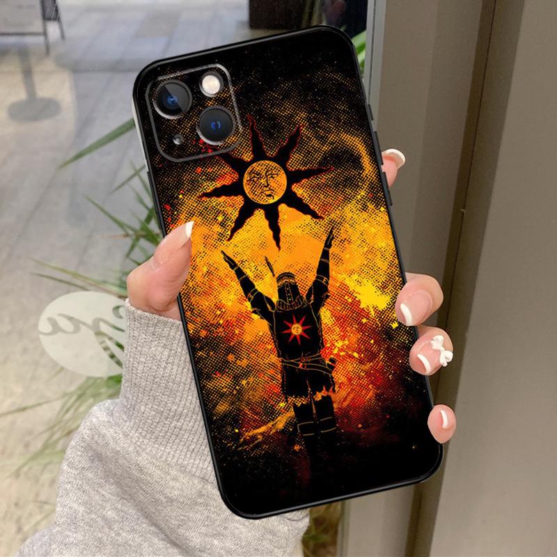 Praise the Sun Dark Souls Case For iPhone 13 11 14 12 15 16 Pro Max Plus XR X XS Max 12 13 Mini Soft Cover