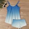Women's Fashion Printed Two-Piece Slimming Swimsuit