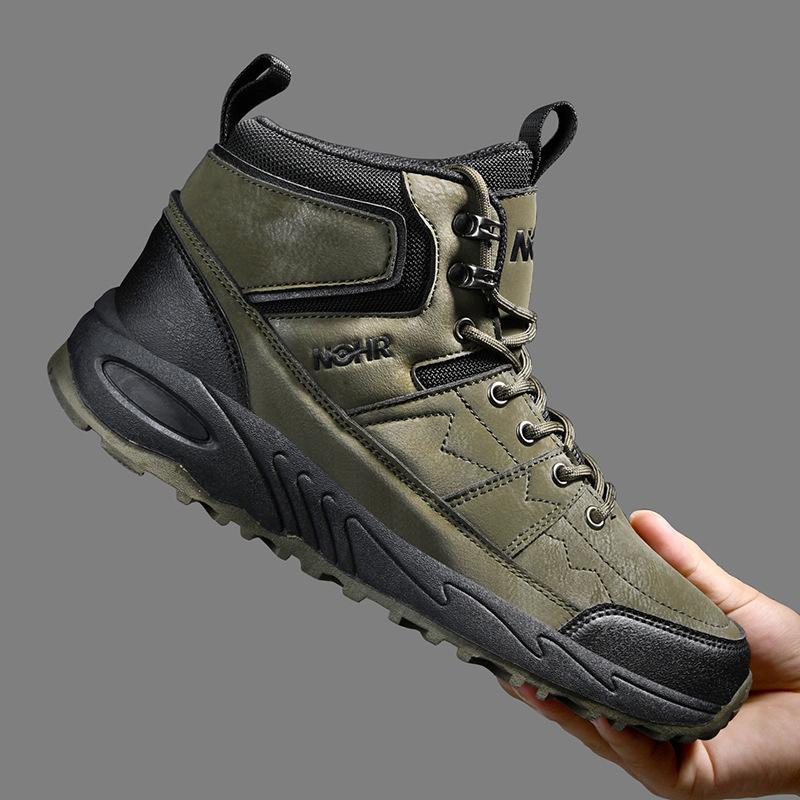 

Outdoor casual Jinjiang men s shoes new men s sports high-top large size 2025 wear-resistant thick-soled non-slip mountaineering shoes 47
