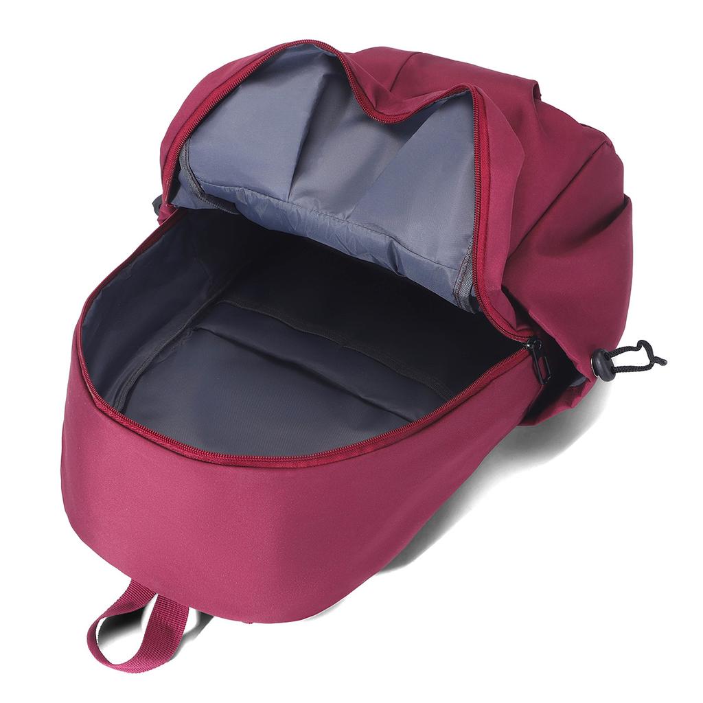 Schoolbag new Korean version backpack large capacity men and women college students pleated schoolbag leisure simple travel computer backpack