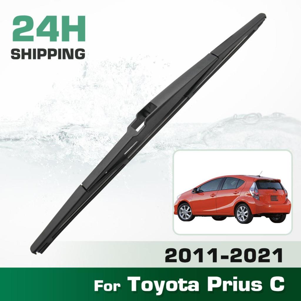 Heckscheibenwischerblätter, Premium-Ganzjahreswischerblätter Ersatz für Toyota Prius C 2011-2021, Naturkautschuk Bajonett, Einfach zu installieren 8″