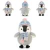 Wear Scarf Hat Penguin Plush Toy Soft Teddy For Kids Bedtime Gift