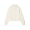 Skechers Fashion Series Solid Color Breathable Comfortable Long Sleeve Sweatshirt Women tops L425W035-01B4