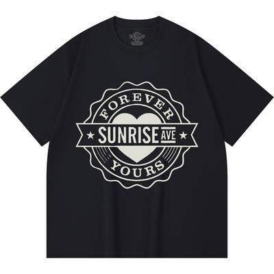 Camiseta de Algodón Pesado 100% 230 Gsm Camiseta de Algodón Pesado Unisex con Estampado de Banda de Rock Música Popular