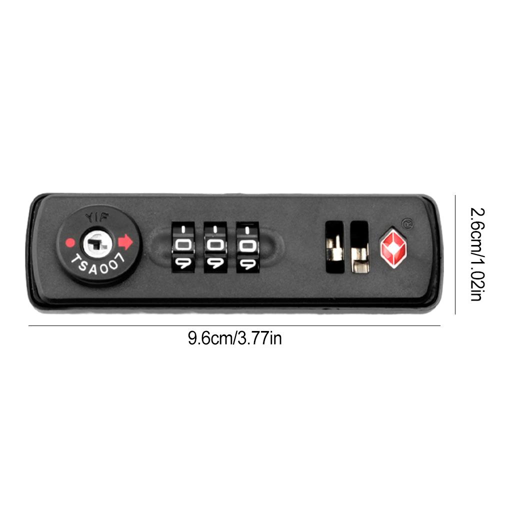 Luggage Travel Lock Wide Application For Easy To Install And Replace