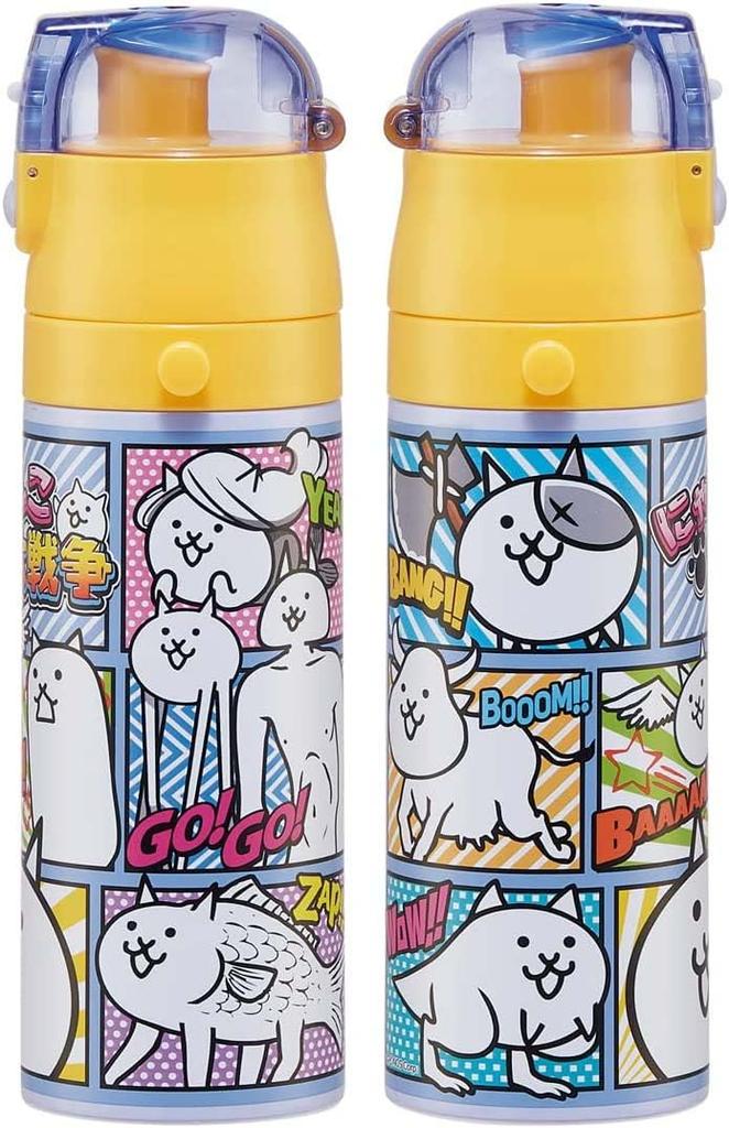 Skater Stainless Steel Water Bottle Direct Drinking 470ml Cup Drinking 430ml Cat Great War 23 Lightweight Type Boys Water Bottle Sports Bottle Cute