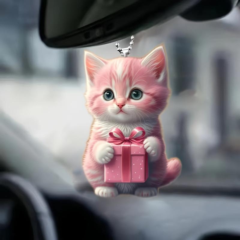 Car Acrylic Stylish Pendant Perfect For Decorative Touch In Vehicles And Trees Holiday