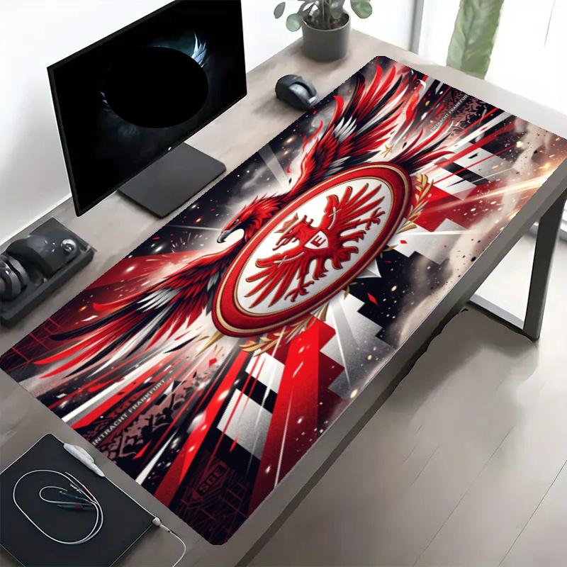 Eintracht Frankfurt Print Mouse Pad, Anti‑Slip Desktop keyboard Mat, for PC Laptop Gaming Working Daily Use, Cool Festival Birthday Gift