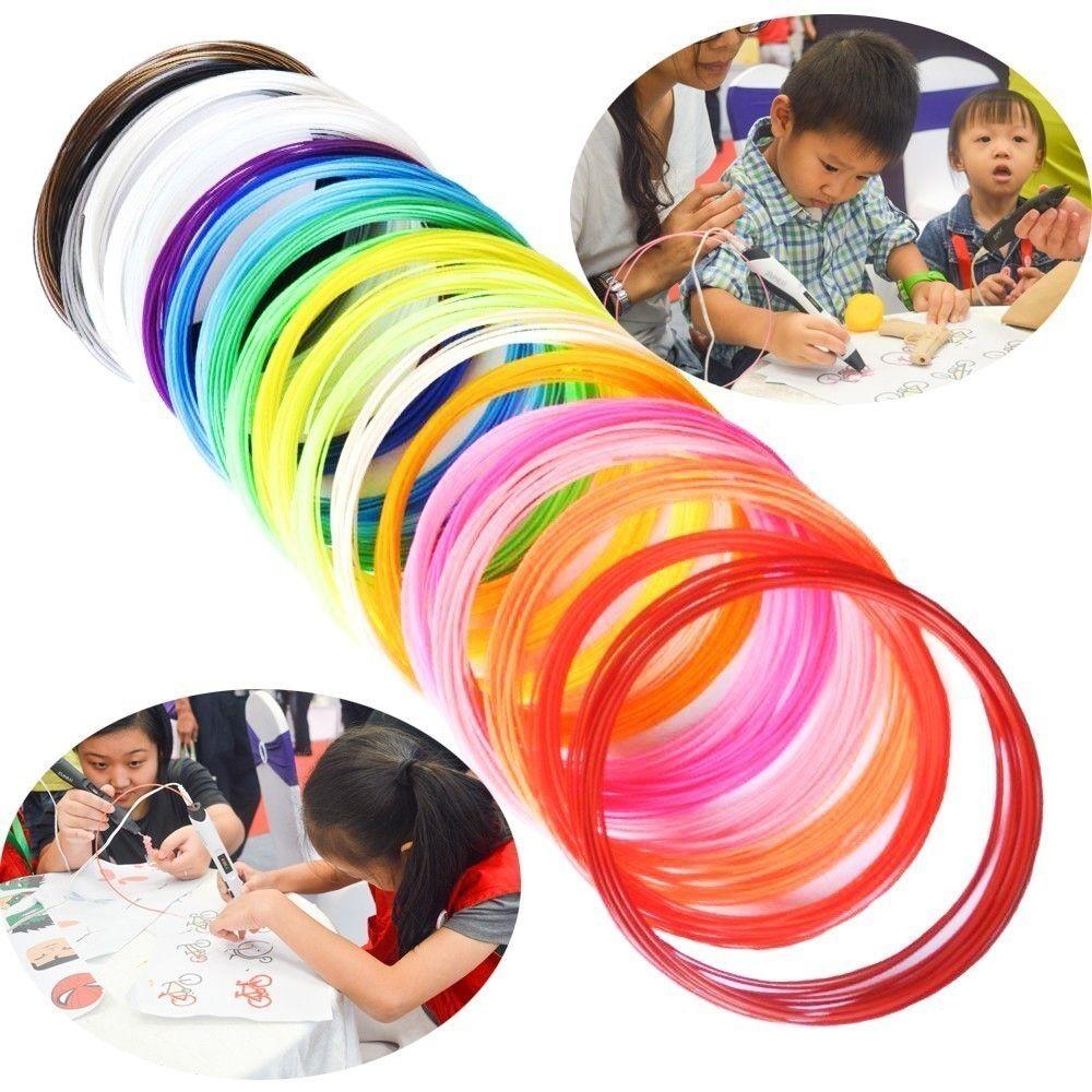 

Low Temperature Stereoscopic Refills Modeling 3D Printing Material Filament 1.75mm PLA/ABS/PCL 5M-PLA 10 colors
