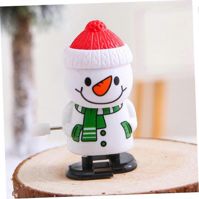 6 pieces Christmas windup toy filler toy kids gifts Christmas plush toys portable Christmas toy