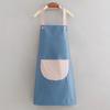 Cross-Back Cotton Crepe Apron for Milk Tea Shop Employees