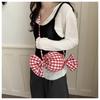Fashi Plaid Candy Design Shoulder Bags for Women Lightweight Portable Ladies Crossbody Bag Pleated Simple Girls Zipper Handbag