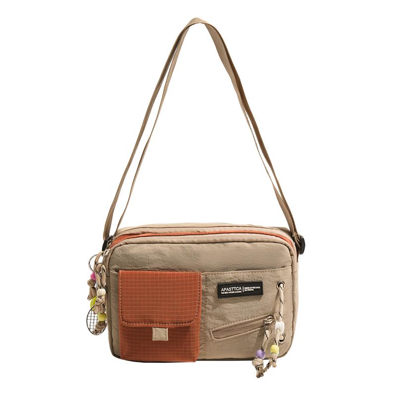 Crossbody Bag Contrast Shoulder Bag Outdoor Sports Lightweight Mobile Phone Bag