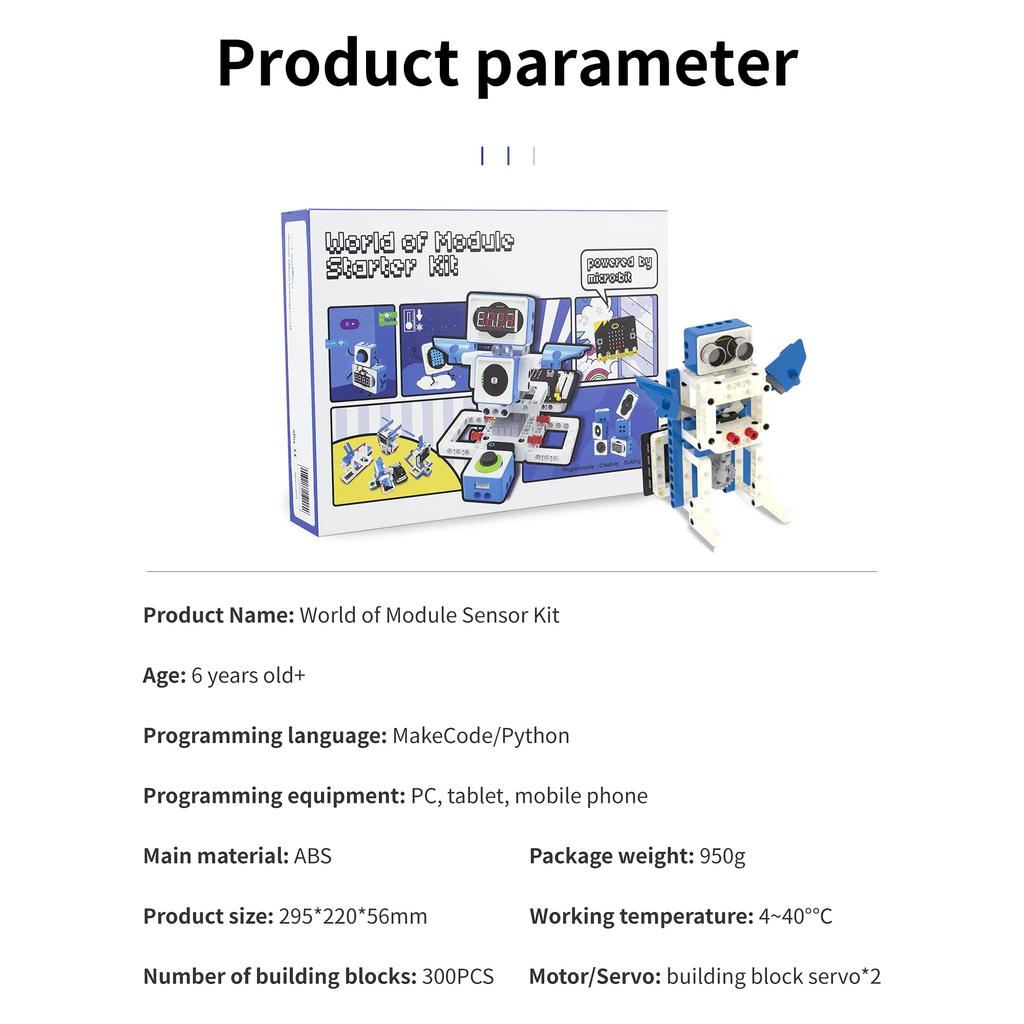 Yahboom BBC Microbit World of Module Programmable Sensor Kit Starter Kit (without microbit)