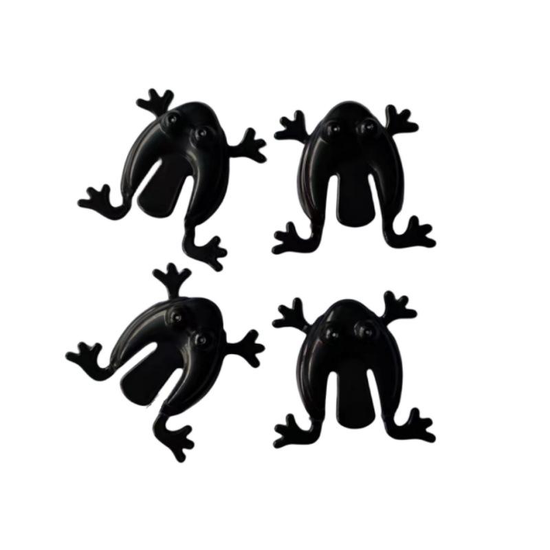 10pcs Jumping Toy Finger Pressing Plastic Jumping Frogs Bouncing Frog Toy Goody Bag Fillers Gift for Kids Toddler Birthdays Party