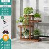 Multi-Tier Solid Wood Plant Stand, Floor-Standing Minimalist Indoor Shelf, Multi-Functional Bonsai Display Rack for Home Decor