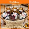 Plush Cow Keychain With Cute Cartoon Design For Kids And Teens Gift