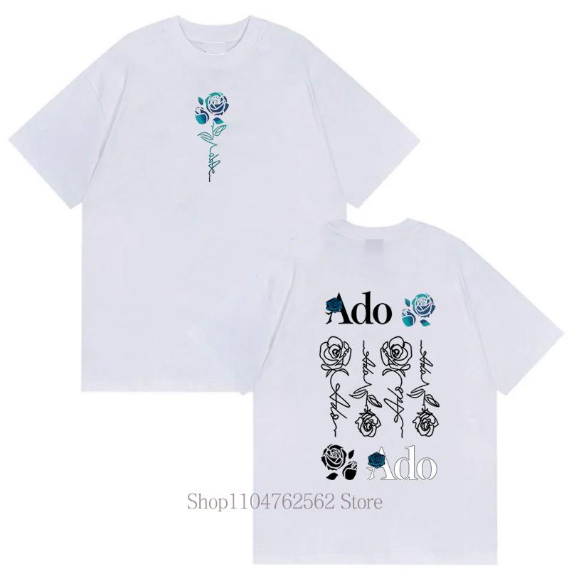 

Ado Women Clothing Casual Fashion Graphic Print Tees Summer Unisex High Street Y2K Vintage Oversize Short Sleeve Tops Tshirts S