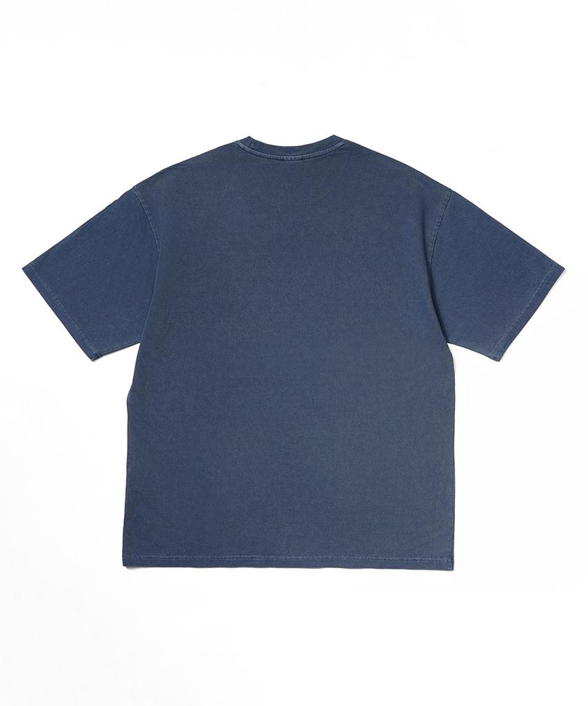 GAKKAI UNIONS Hitit Star Pigment Short Sleeve T-Shirt Dive Blue