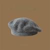 Solid Color Knitted Beret Hat Mohair Knitted Octagonal Cap Newsboy Cap Wool Painter Hat  Streetwear