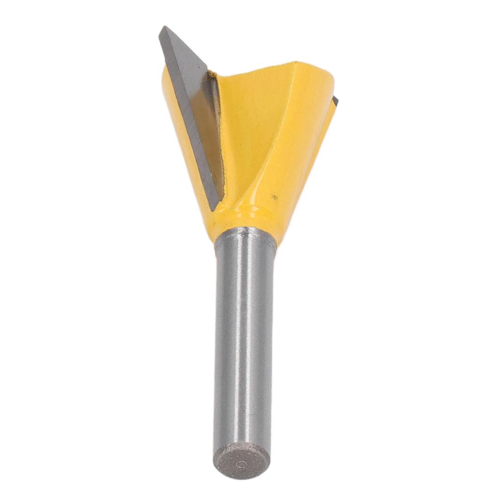 Dovetail Router Bit 6mm 14in Shank Dovetail Shape Wood Grooving Cutter Sharply Efficient