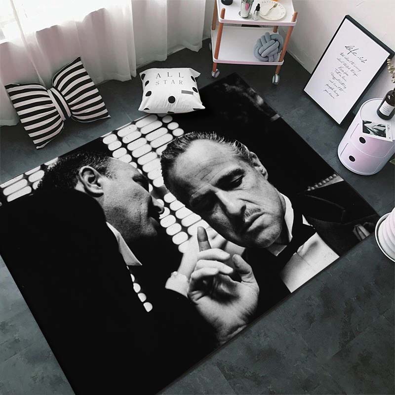 Classic The Godfather Mafia Retro Carpet Rugs for Living Rooms Bedroom Home Decor Non -slip Floor Mats Kitchen Mat Luxury Gifts