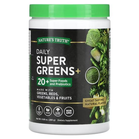 Nature's Truth Daily Super Greens+, 9.88 Oz (280 G)