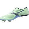 Track and Field Shoes Club Lightweight Short Distance Track and Field Spikes Under 800m Track Entry Beginner Light Green X Navy Cm 2E X-Sprint