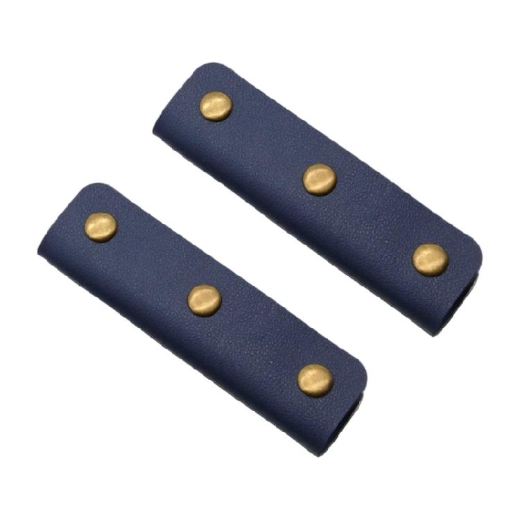 2 Pieces Soft PU Leather Grip Covers for Luggage Handle Fashionable Bag Handle Wrap for Professionals Women