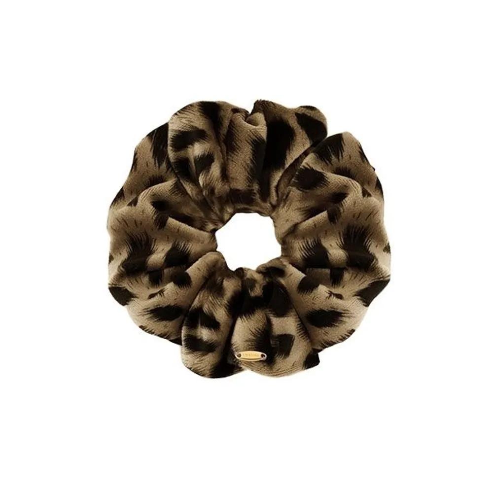 TRENDY Leopard Hair Scrunchie - Toffee Beige (JAE1HS5BV828FABE0)