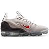 Nike Air Vapormax 2021 Flyknit Light Bone University Red Men Sneakers Cream Summit-White Black DH4085-003