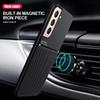 Leather Texture Phone Covers for Samsung Galaxy iPhone Huawei Honor OPPO VIVO Xiaomi Redmi Case Car Magnetic Holder Silicone Shockproof Coque