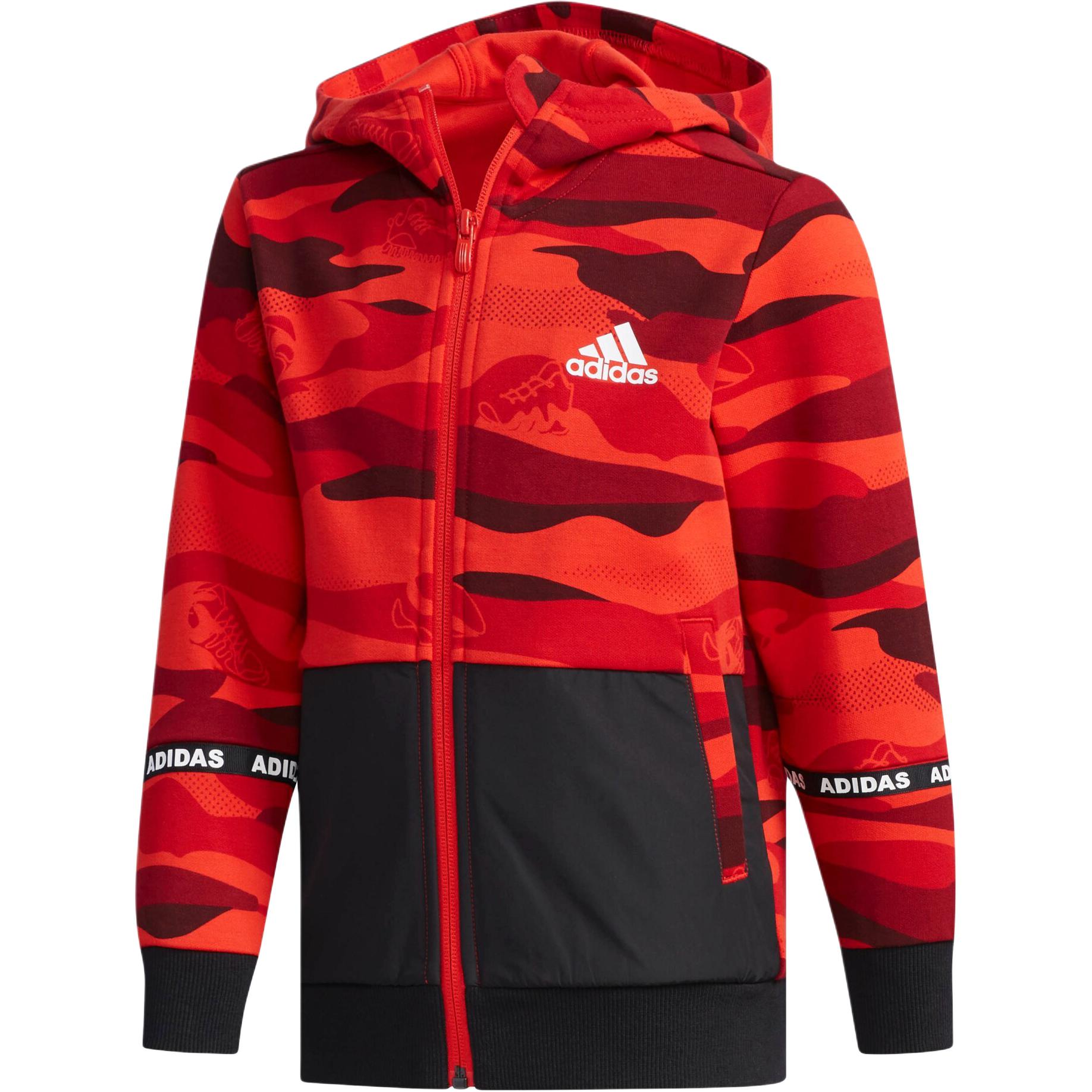 Adidas Jacket Red/Black Children Aged 3 7 Years Old DY9227 110