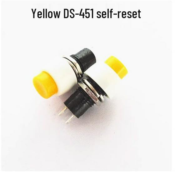 

10MM DS-450/DS-451 Round Head Miniature Momentary Pushbutton Switch with Self-Reset and Self-Locking Features