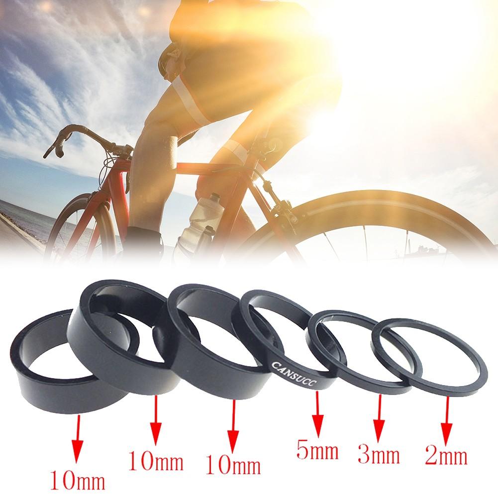1-1/8\"Aluminum Spacer 2/3/5/10mm(6pcs) Cycle Headset Steerer