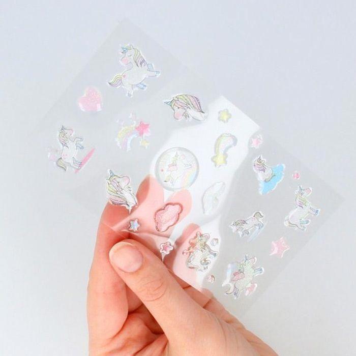 Stickers - Artemio - Rainbow - Epoxy - Pastels - 23 Pieces