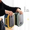 Insulated Double Layer Bento Lunch Box with Compartmentalized Thickened PP Material, Microwave Safe.