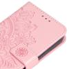 Phone Wallet Case With Card Slot Stand PU Lther Flower EmNaBossed  ive   Cover for   13