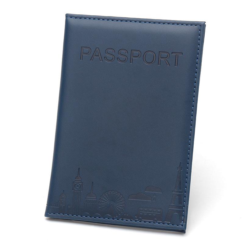 1 Stück Reisepass-Schutzhülle aus Pu-Leder, Dokumentenetui, Reisepass, Schutzhülle, Material, wasserdicht, für Frauen und Mädchen