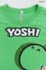 Super Mario Kids Short Sleeves Half Light Green [Kaitac Family] Pajamas, & Pants, Summer, 100cm, (Yoshi)